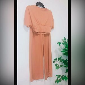 Elegant Peach Jumpsuit